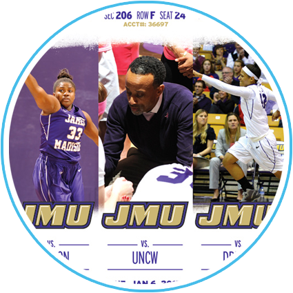 2014-15 JMU Women's Basketball Ticket Sheet